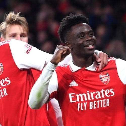 Saka urges Arsenal to maintain current form