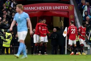 Read more about the article Man Utd come back to beat Man City, Brighton stun Liverpool