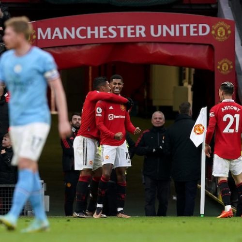 Man Utd come back to beat Man City, Brighton stun Liverpool