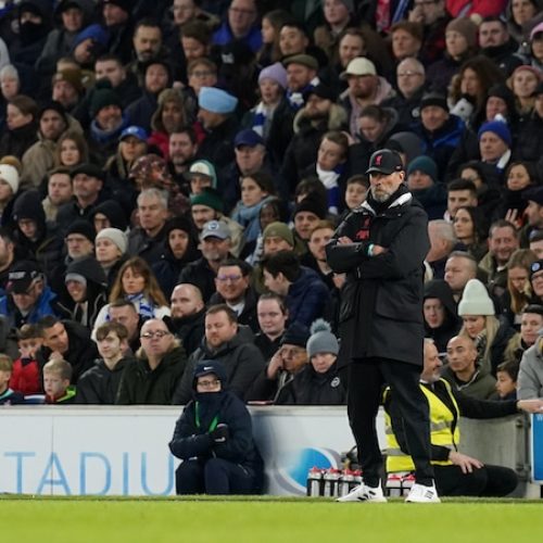 Klopp left fuming after Brighton defeat