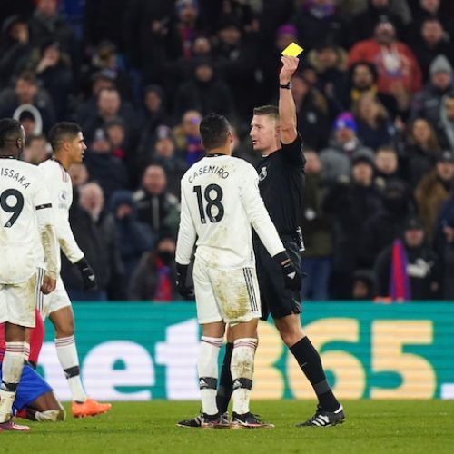 Man Utd’s Casemiro set to miss showdown against Arsenal