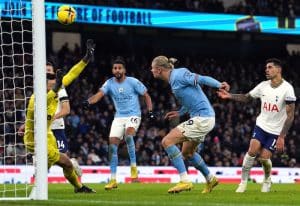 Read more about the article Man City comeback to beat Spurs in six goal thriller