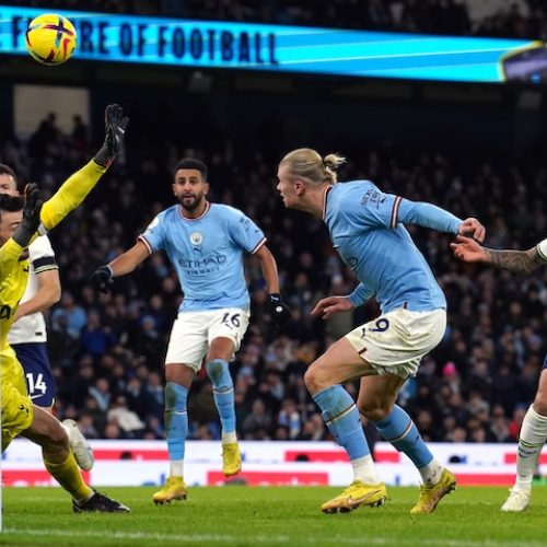 Man City comeback to beat Spurs in six goal thriller