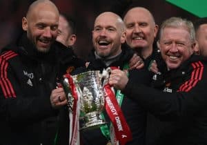 Read more about the article Ten Hag urges Man Utd to sustained success after League Cup triumph