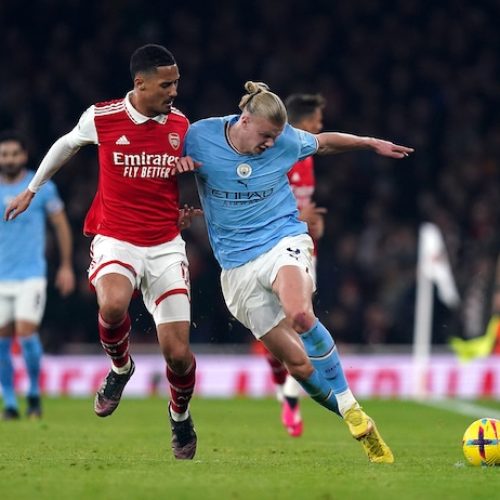 Man City defeat Arsenal to claim top spot in title race