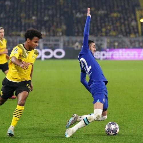 Adeyemi fires Dortmund past Chelsea in UCL last 16 first leg
