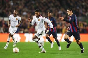 Read more about the article Barca, Man United share spoils in thrilling Europa League tie