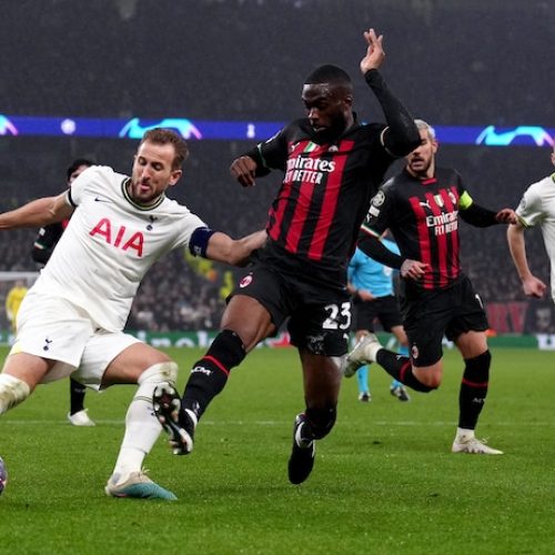 Milan see off Tottenham to reach UCL quarters