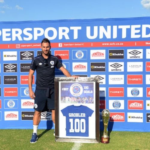 Watch: SuperSport honour Grobler after his historic 100th PSL goal
