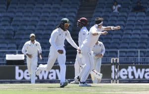 Read more about the article Proteas breeze through West Indies top four batsmen before lunch