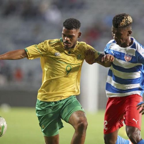 Foster nets brace as Bafana draw against Liberia
