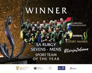 Read more about the article SA Rugby congratulates Blitzboks on SA Sport Award