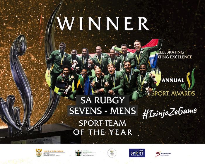 You are currently viewing SA Rugby congratulates Blitzboks on SA Sport Award