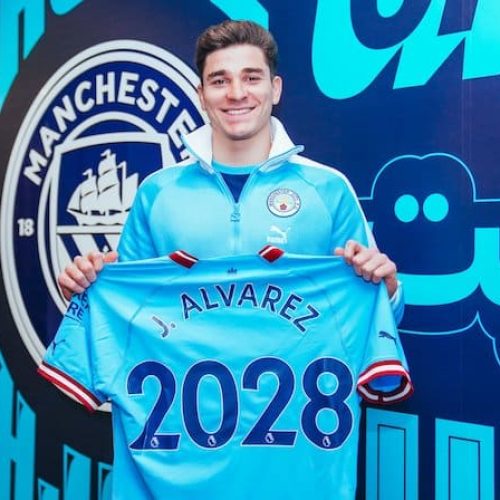 Man City tie down Alvarez until 2028