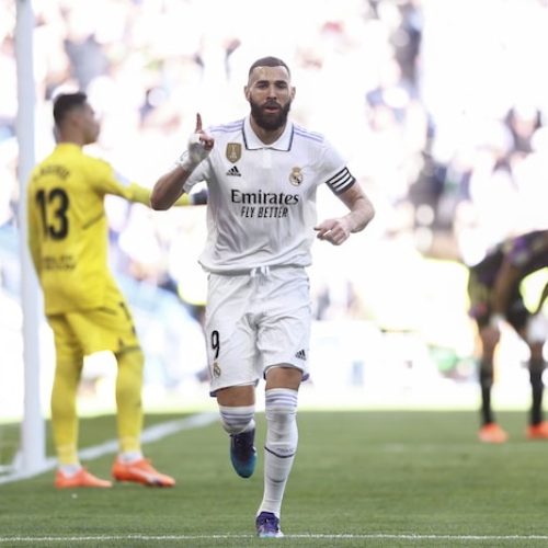 Watch: Karim Benzema nets seven-minute hat-trick