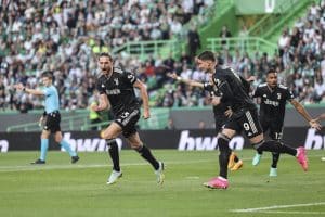 Read more about the article Juventus hold off Sporting to reach UEL Semis