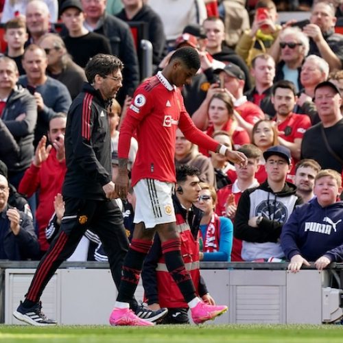 Rashford ruled out for few game with muscle injury