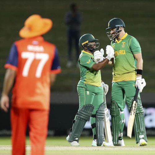 Bavuma, Markram guide Proteas eight wicket win