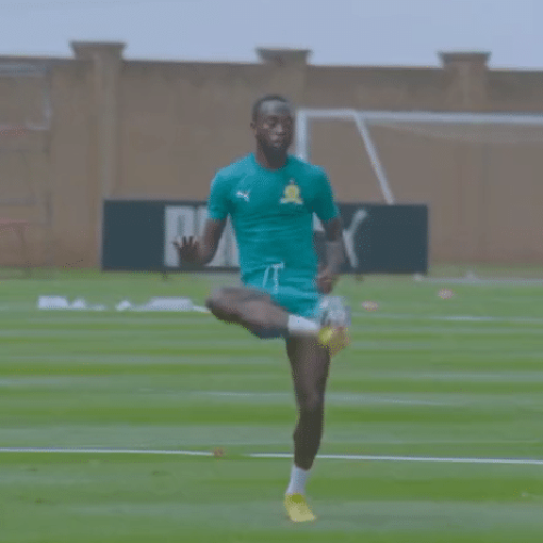 Watch: Shalulile channels his inner Maradona