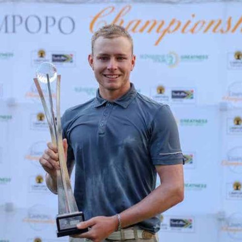Debut Sunshine Tour win for Van Velzen in Limpopo Championship