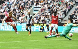 Read more about the article Arsenal defeat Newcastle to keep pressure on Man City