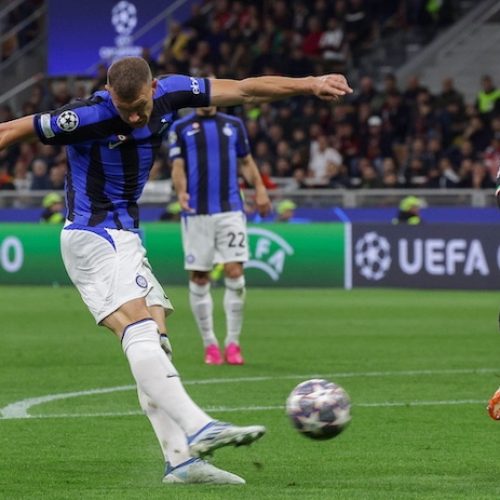 Inter Milan draw first blood in in UCL semi-final first leg