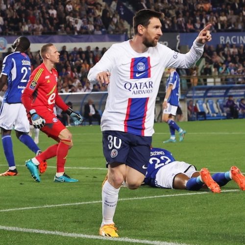 Messi scores as PSG clinch record 11th French title