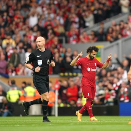 Salah piles pressure on Man Utd as Liverpool win sixth in a row
