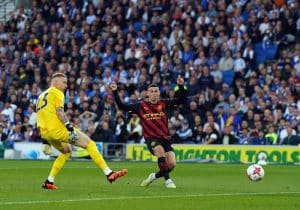 Read more about the article Brighton earn a point to end Man City’s winning run