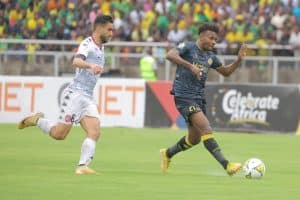 Read more about the article Merili ends goal drought to hand USM victory in Caf Confed Cup final first leg