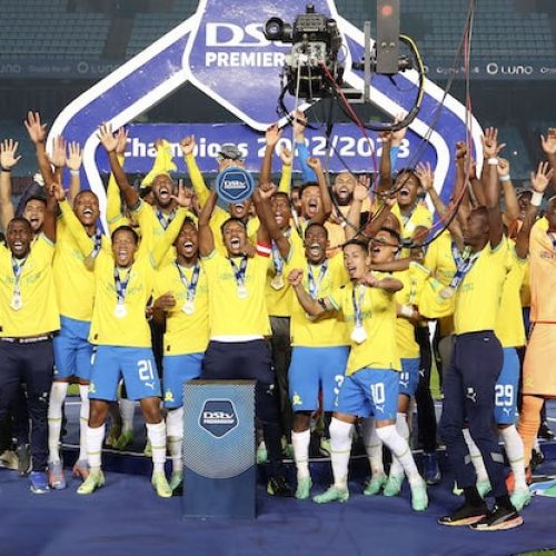 Sundowns officially crowned DStv Prem champions after Maritzburg draw