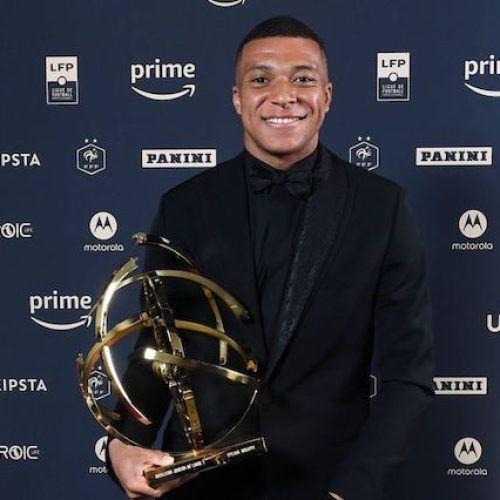 Mbappe wins record fourth Ligue 1 Player of the Year award