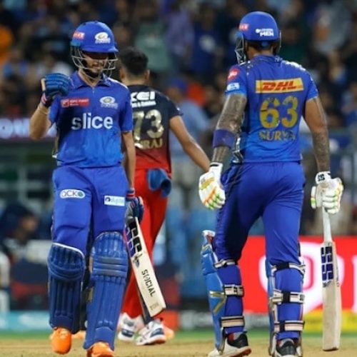 Yadav hit 83 as Mumbai Indians thrashed Royal Challengers