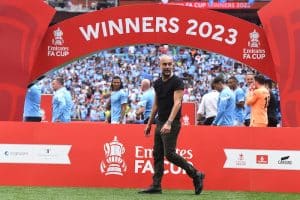 Read more about the article Pep eyes treble after Man City’s triumph in FA Cup final
