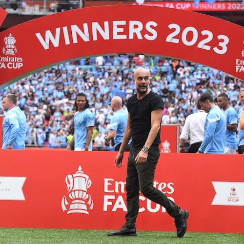 Pep eyes treble after Man City’s triumph in FA Cup final