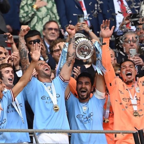 Man City on the brink of treble with FA Cup win