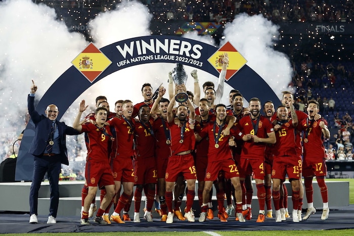 You are currently viewing Spain crowned Nations League champions against Croatia