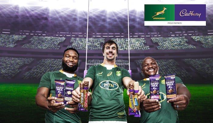 You are currently viewing Cadbury SA joins the Springbok partner squad