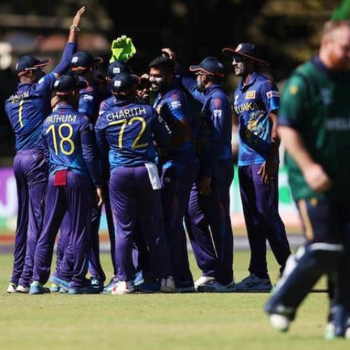 Sri Lanka claim 133 runs win over Ireland in World Cup qualifier