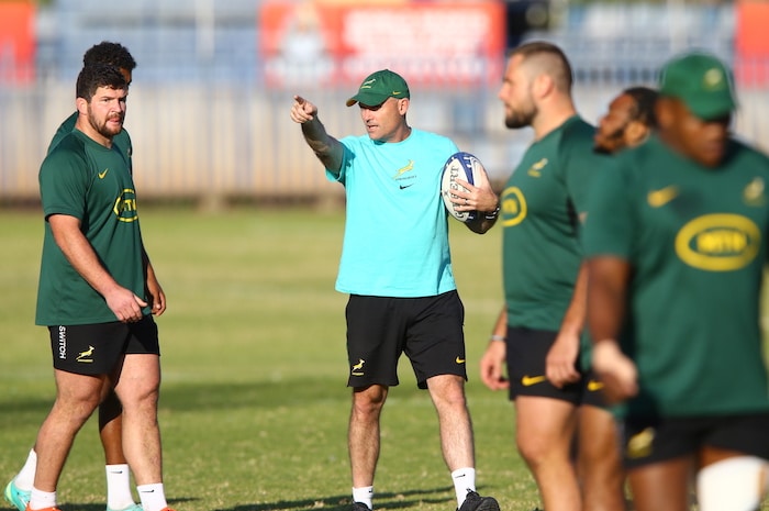 You are currently viewing Nienaber: Argentina grind gives Springboks Rugby World Cup taster