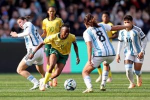 Read more about the article Banyana secure first point at World Cup after Argentina draw