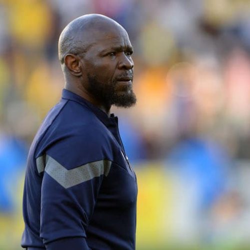 Komphela reacts to Sundowns draw against Cardiff