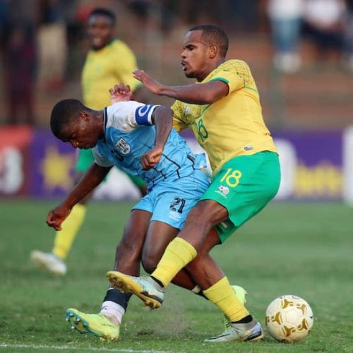 Rayners, Mogaila fires Bafana past 10-man Botswana