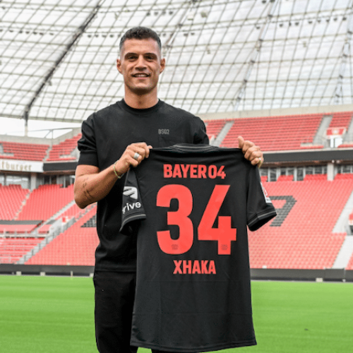Bayer Leverkusen sign Xhaka from Arsenal for £21.4m