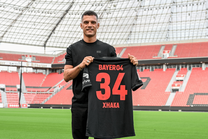 You are currently viewing Bayer Leverkusen sign Xhaka from Arsenal for £21.4m