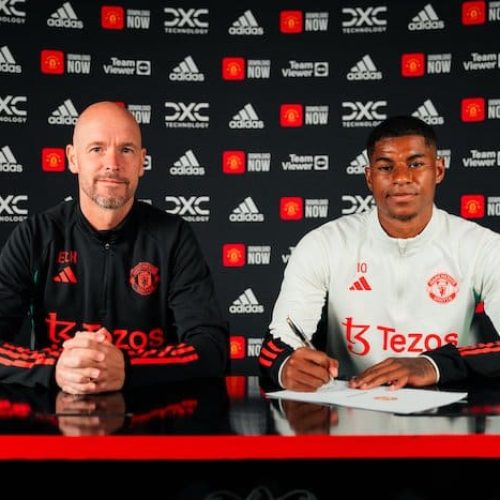 Rashford pens new five year deal with Man Utd