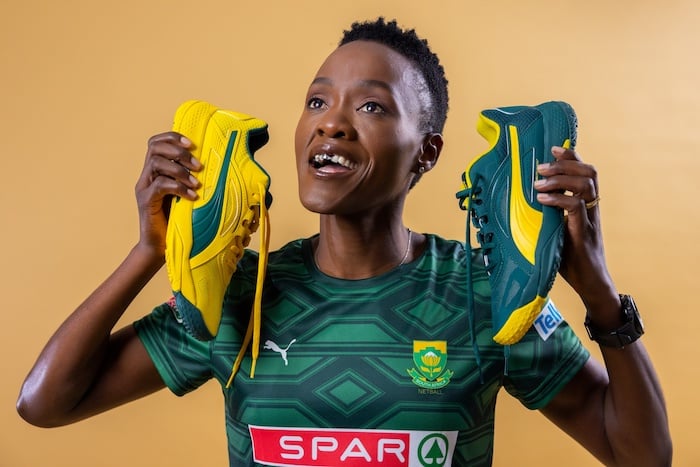 You are currently viewing Captain Bongi celebrated with bespoke netball shoes
