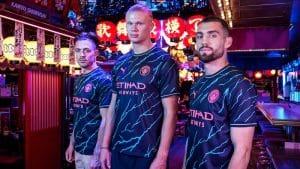 Read more about the article PUMA unveil electrifying Man City Third kit in Tokyo