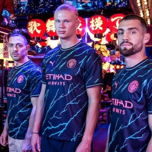 PUMA unveil electrifying Man City Third kit in Tokyo