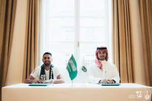 Read more about the article Man City star Mahrez joins Saudi club Al-Ahli